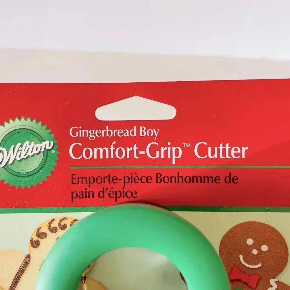 Wilton Comfort Grip Gingerbread Boy Cookie Cutter Stainless Steel Deep Sides
